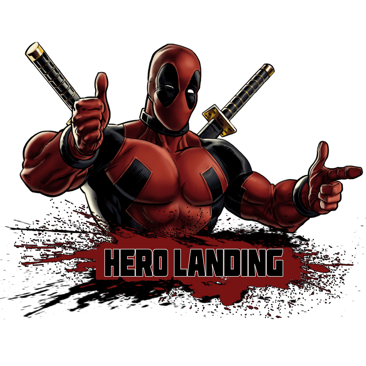 Deadpool Hero Landing