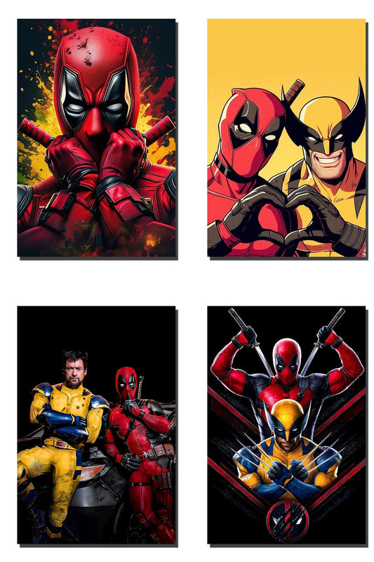 Deadpool and Wolverine Wall Posters