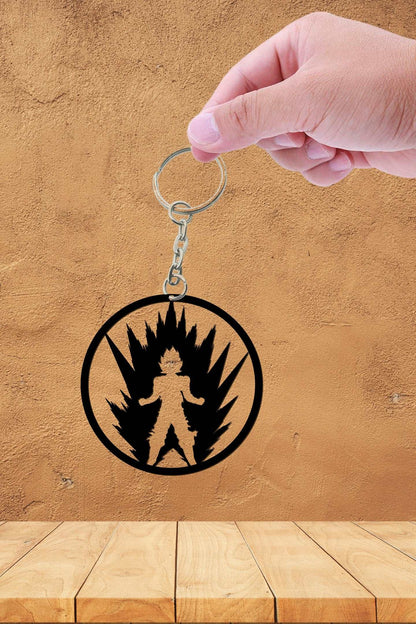 Goku Super Saiyan Blue 3D Keychain