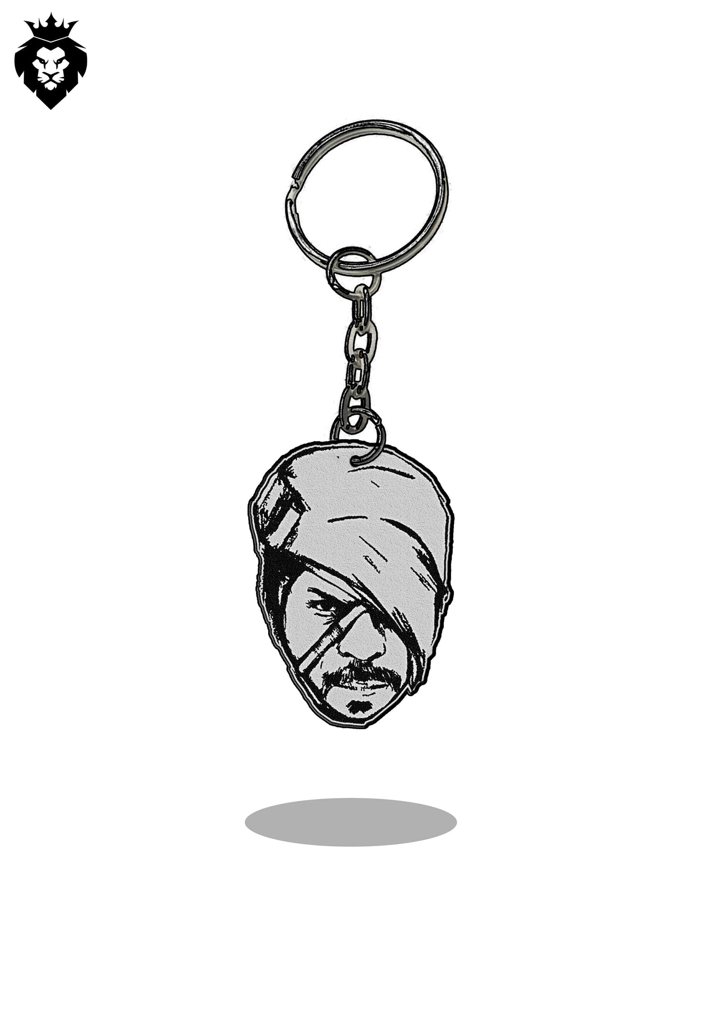 Jawan Villain 3D Keychain