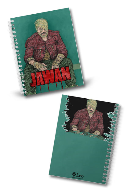 Shah Rukh Khan movie Jawan Spiral Notebook