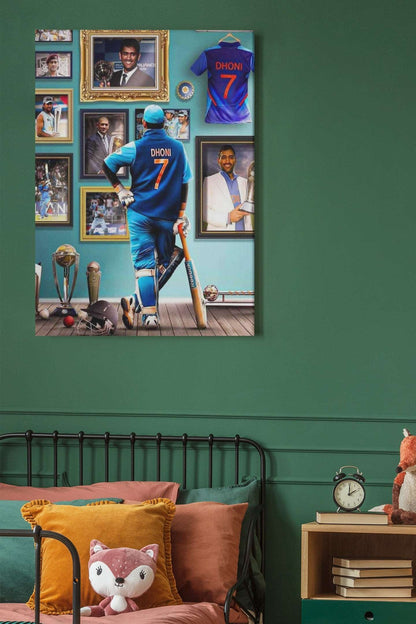 MS Dhoni Emotional Moment Wall Sticker