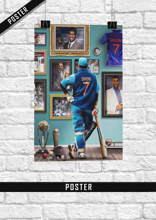 MS Dhoni Pride Poster