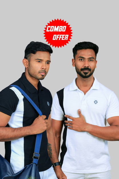 Buy Men Polo Striped T-Shirts Combo Offer Online 