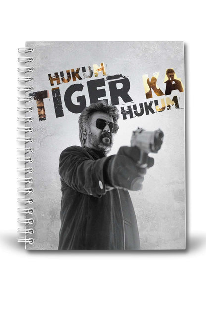 Rajinikanth Jailer Spiral Notebook