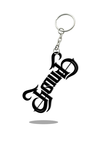 Thalapathy Name 3D Keychain
