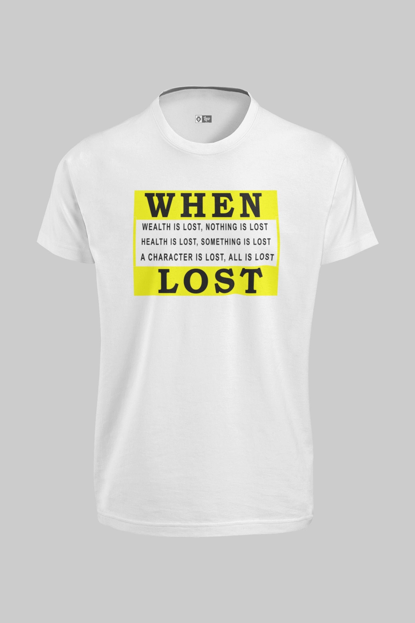 Buy Vijay Quotes about Character T-Shirt Online 