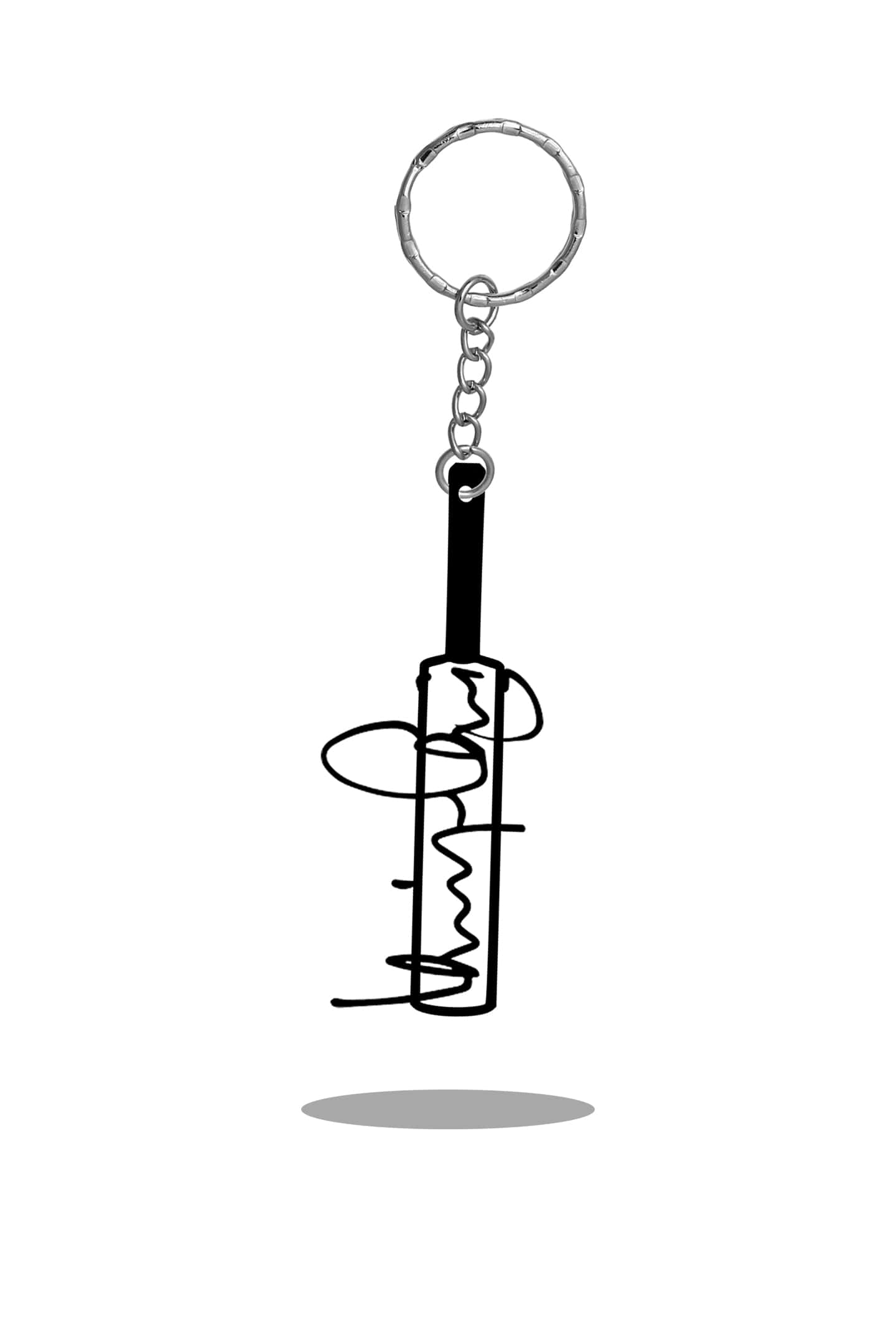 Virat Kohli Signature 3D Keychain 