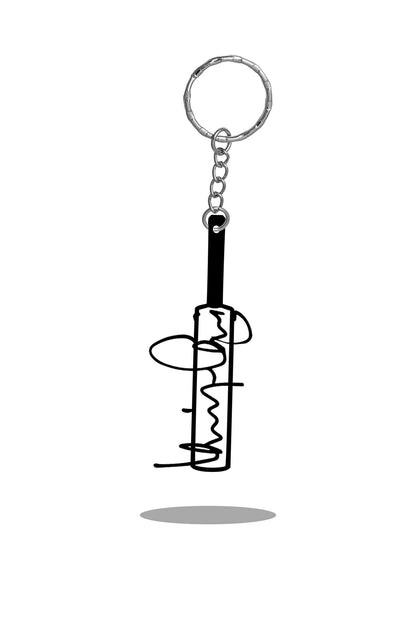 Virat Kohli Signature 3D Keychain 