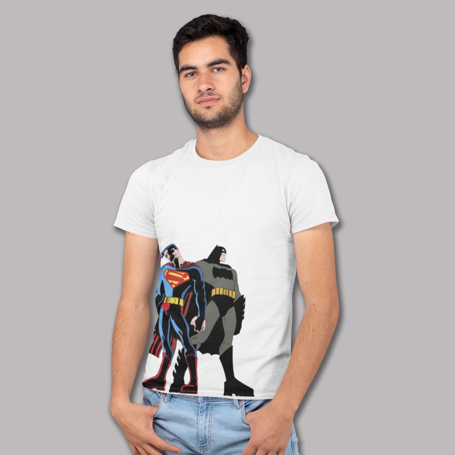 Superman and Batman Comic T-Shirt