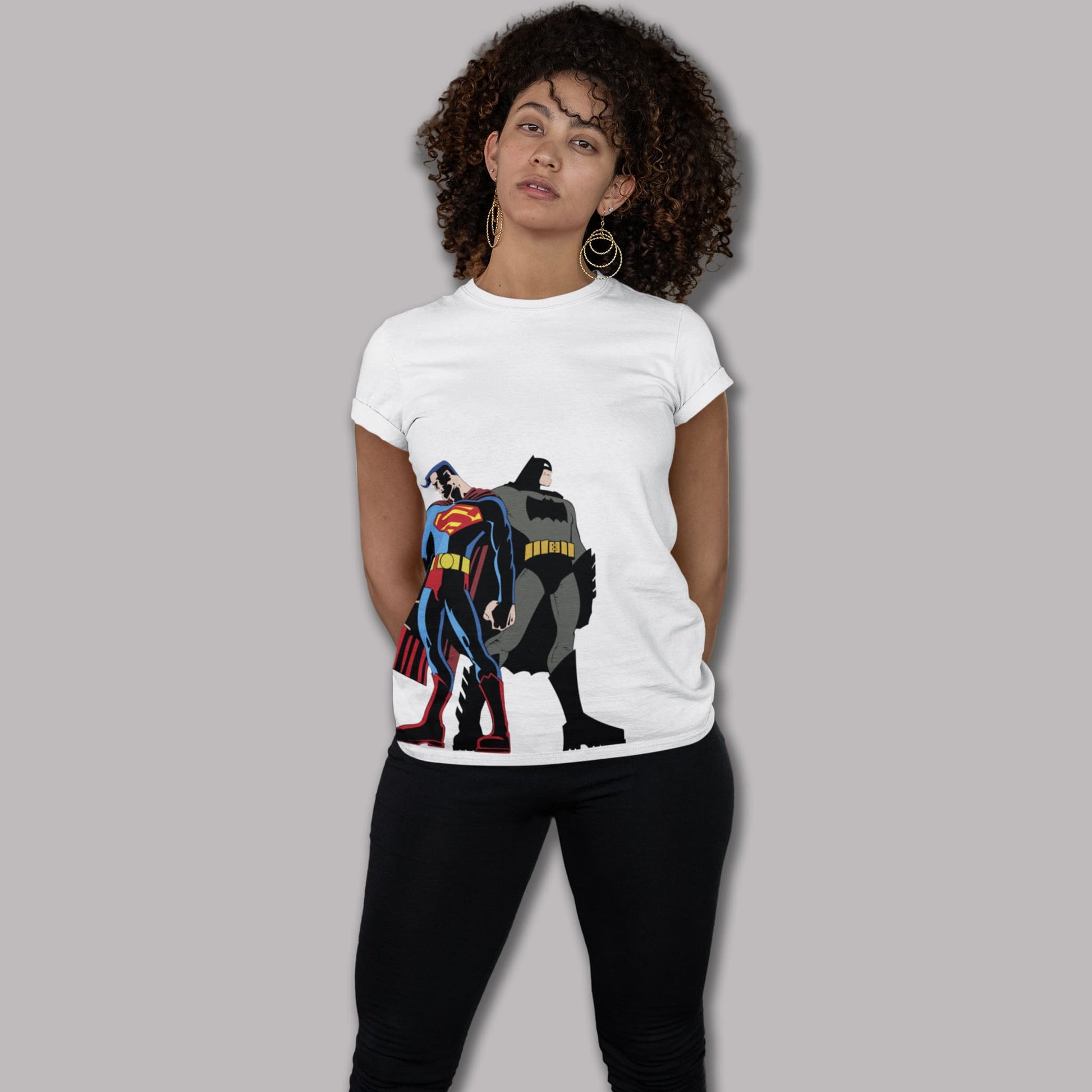 Superman and Batman Comic T-Shirt